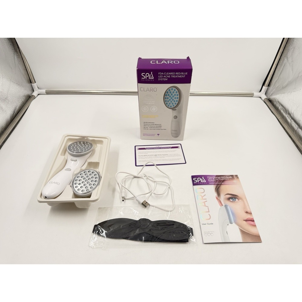 CLARO Acne Treatment Light Therapy System by SPA Sciences, Blue & Red LED